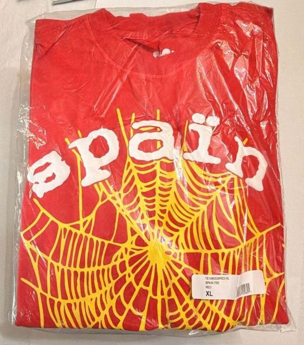 Sp5der Spain Tee Red Size XL New
